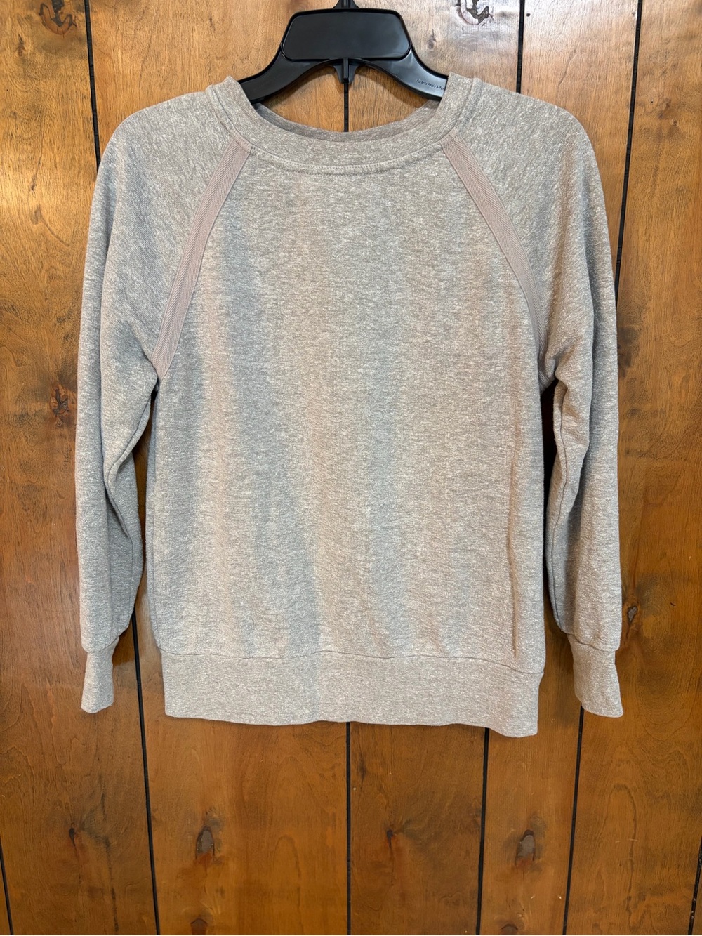 Prana Women's Light Heathered Beige Crewneck Sweater